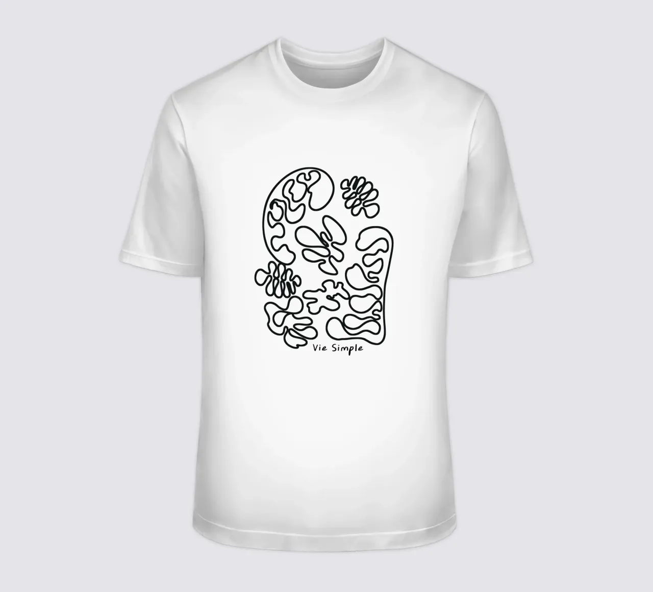 Vie Simple (Without Background) t-shirt by treechild