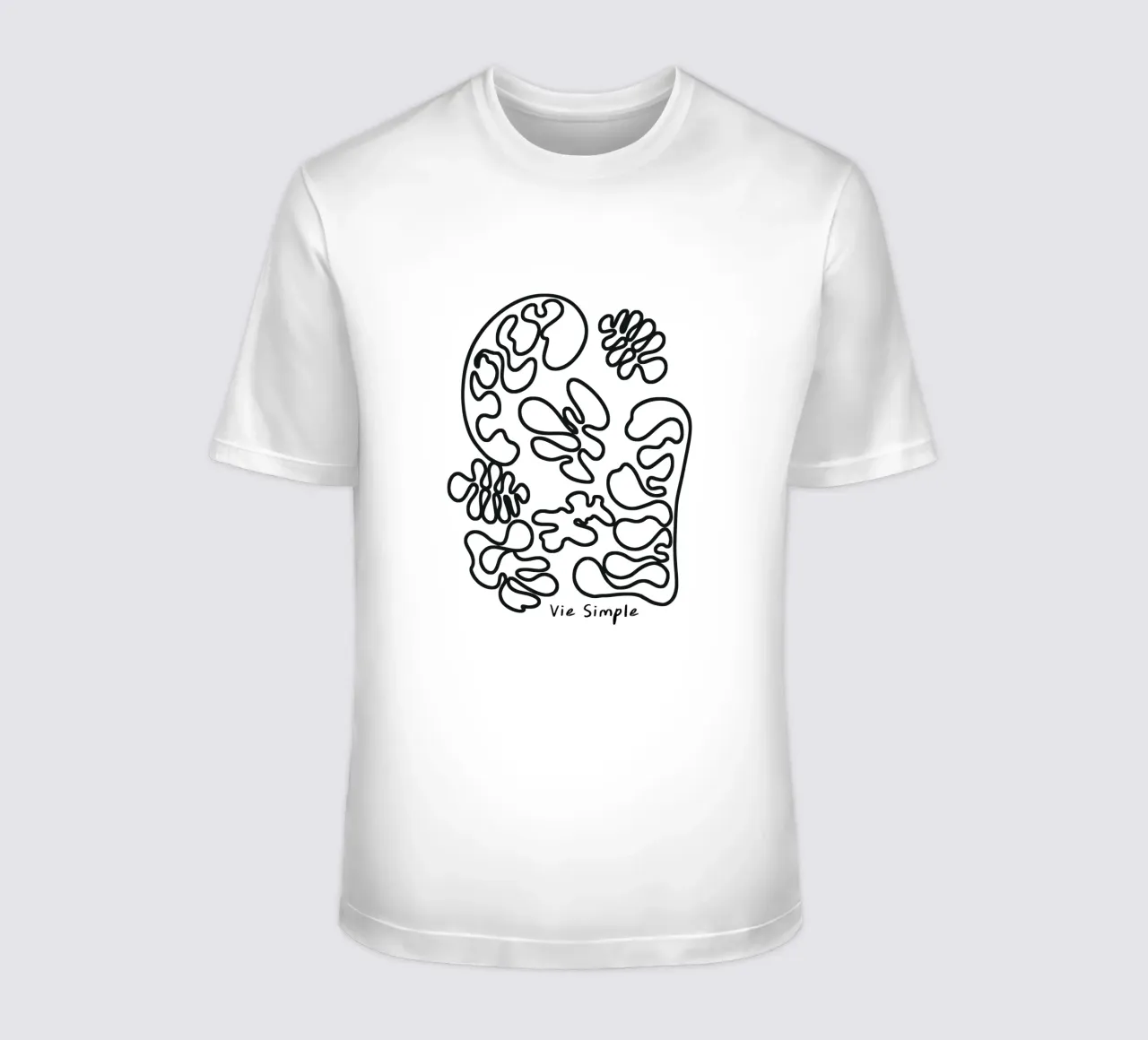 Vie Simple (Without Background) t-shirt da treechild