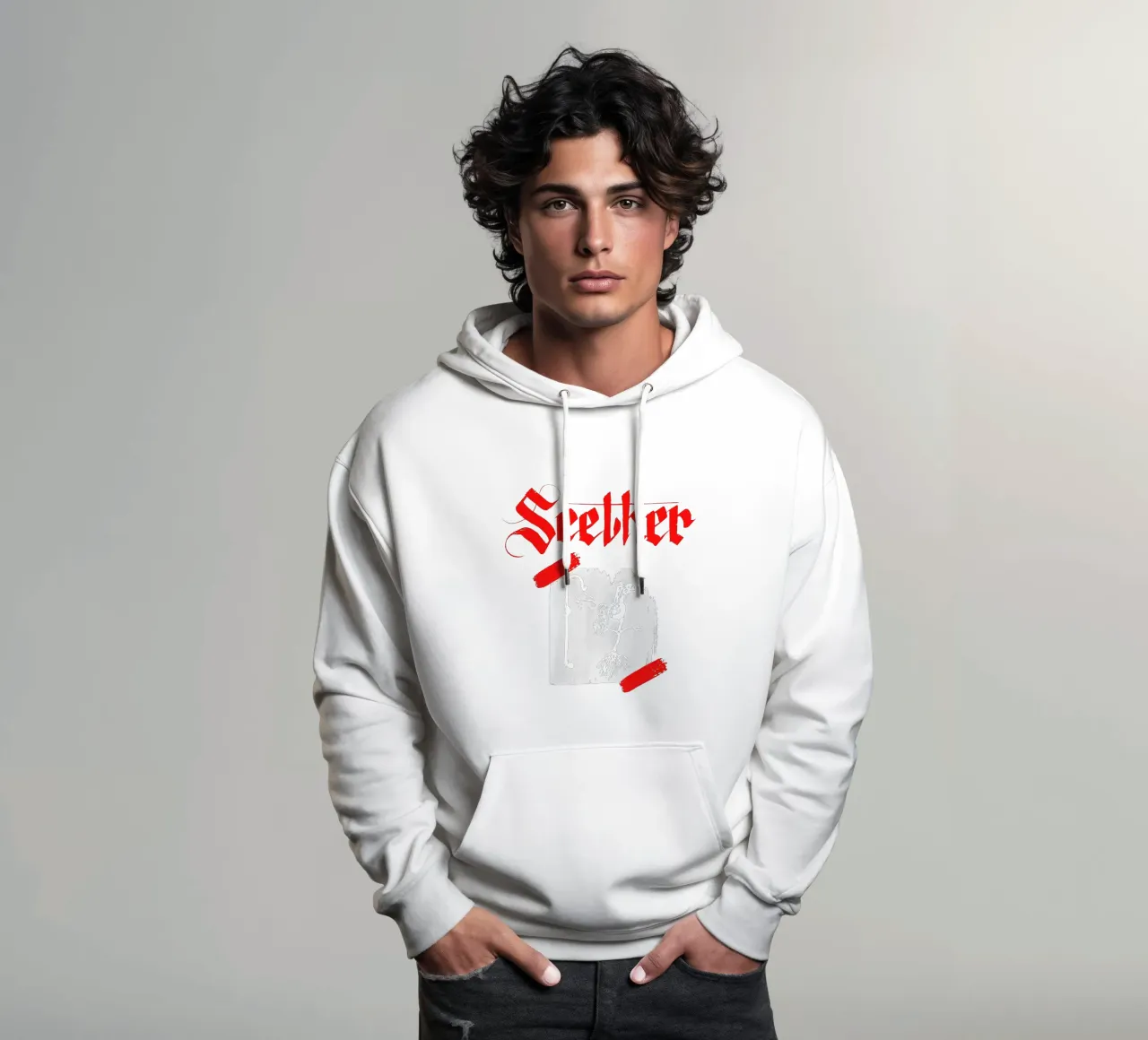 Maglietta Seether Classic felpa con cappuccio da studio.flosss