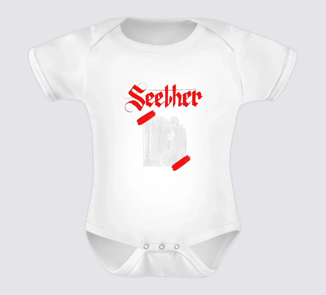 Maglietta Seether Classic body neonato maniche corte da studio.flosss