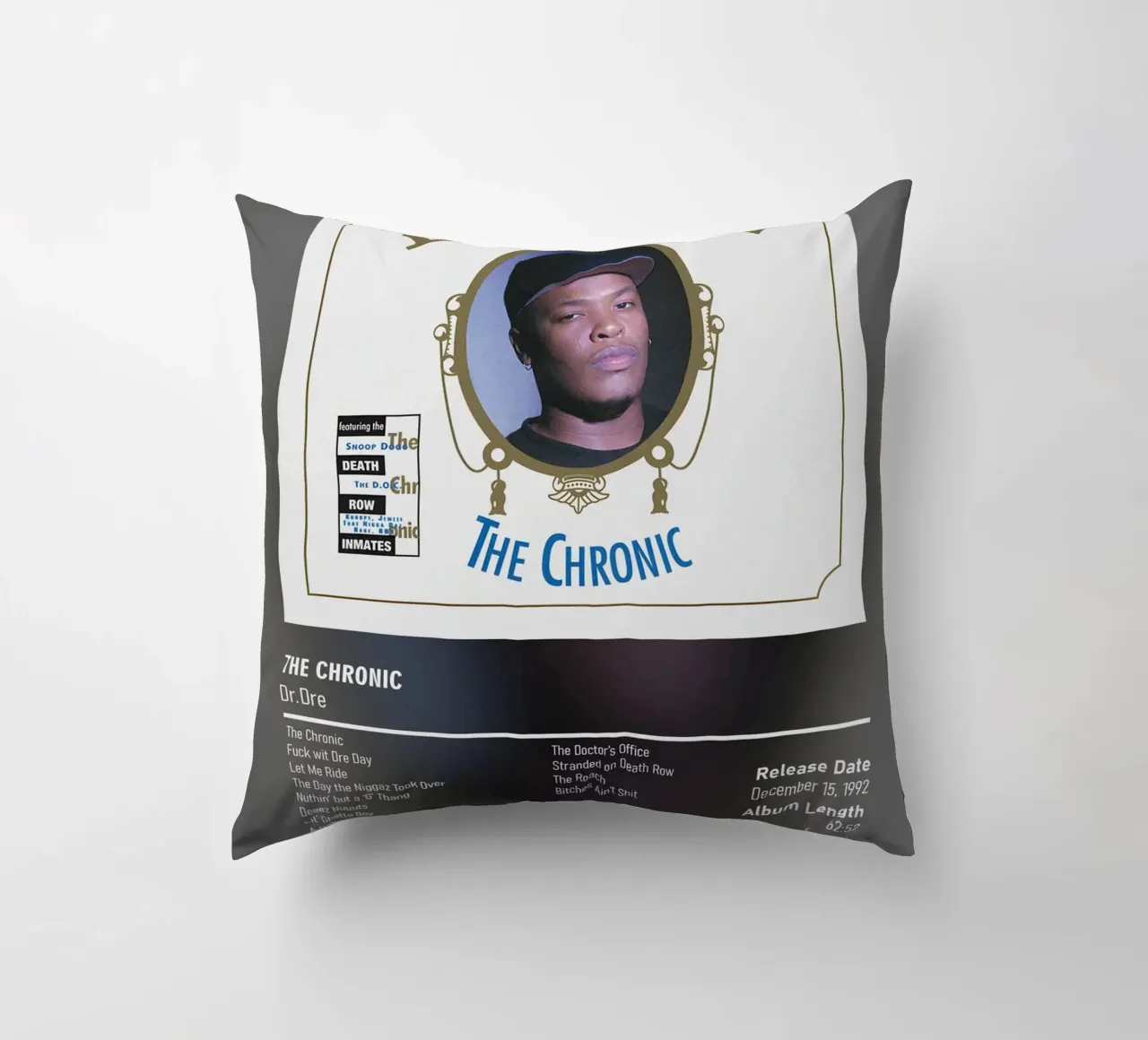 The Chronic (1992) by Dr. Dre cuscino da DGUnder