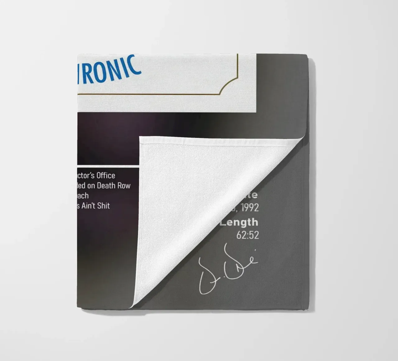 The Chronic (1992) by Dr. Dre beach towel by DGUnder