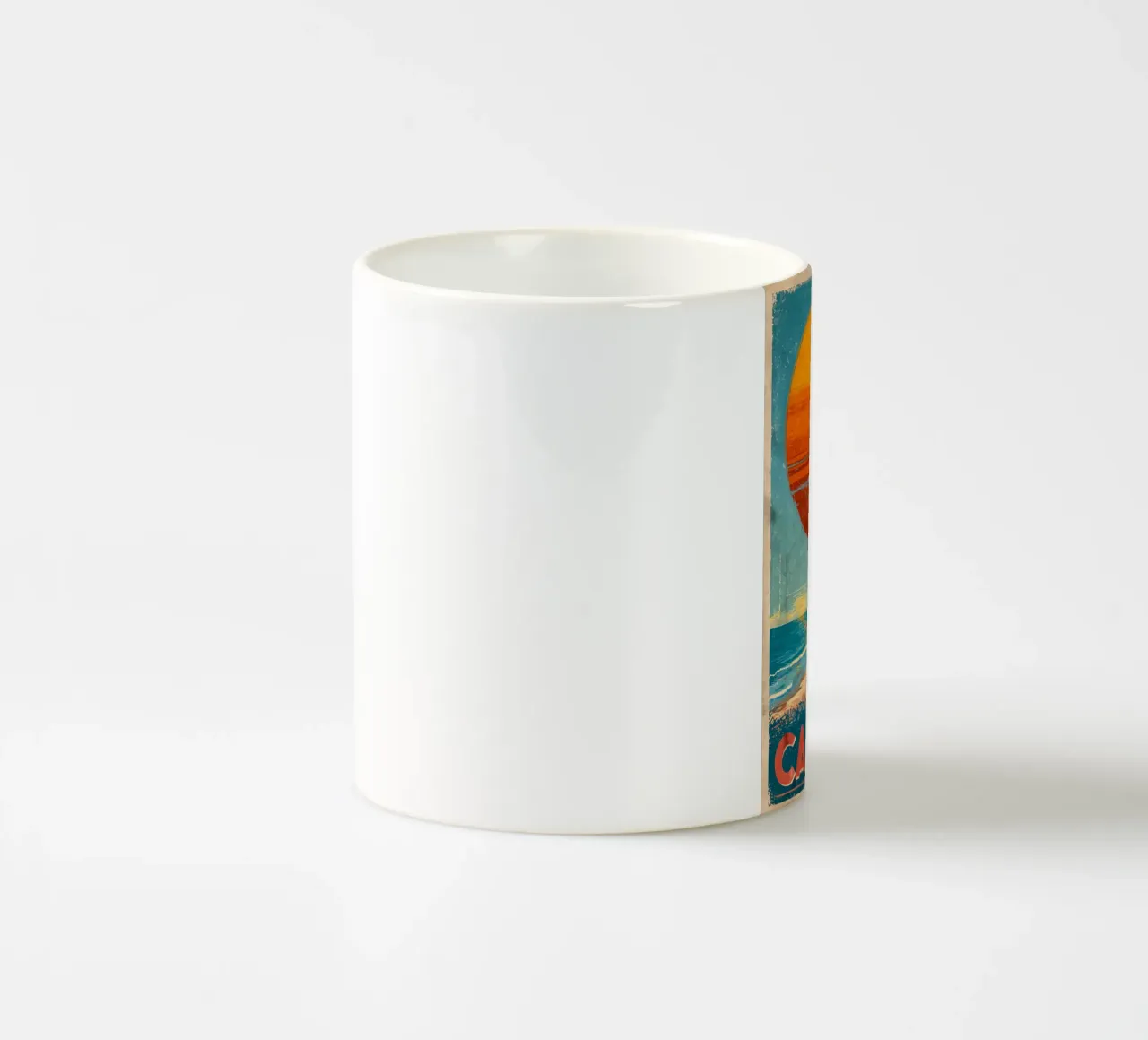 Cancun retro Reiseposter tazza in ceramica da Vintage Travel Art