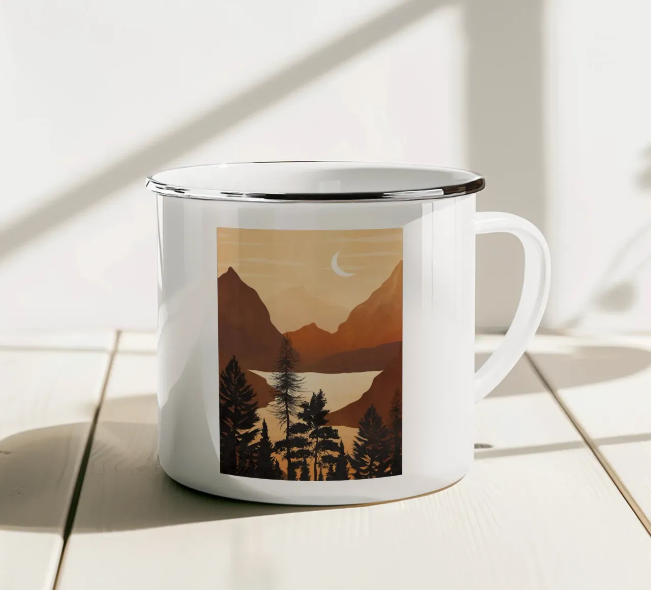 River Canyon tazza in smalto da cityart