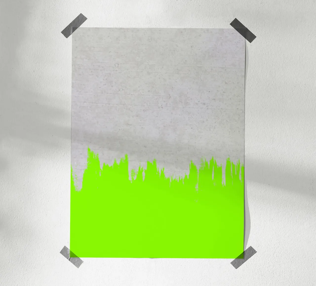 Betonpoesie Urban Brush poster by Petra Lang