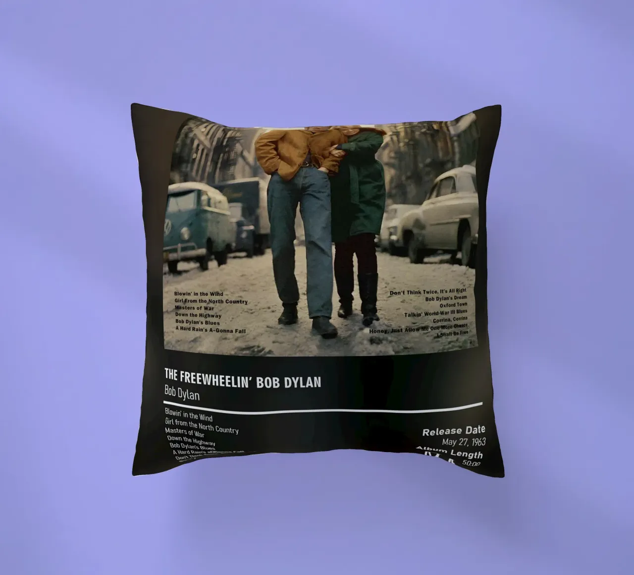 The Freewheelin’ Bob Dylan by Bob Dylan cuscino da DGUnder