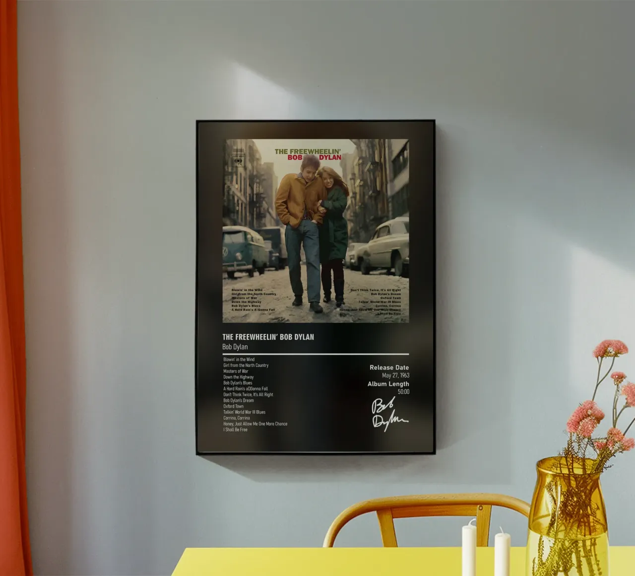 The Freewheelin’ Bob Dylan by Bob Dylan plexiglass da DGUnder