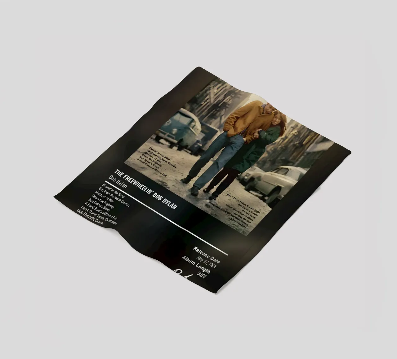The Freewheelin’ Bob Dylan by Bob Dylan coperta in pile da DGUnder