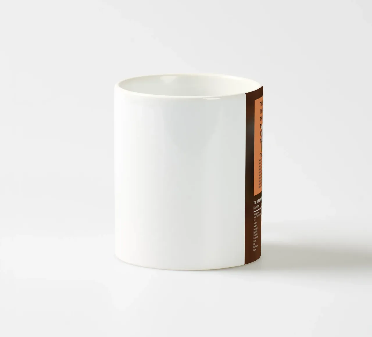 The Life of Pablo (2016) by Kanye West tazza in ceramica da DGUnder