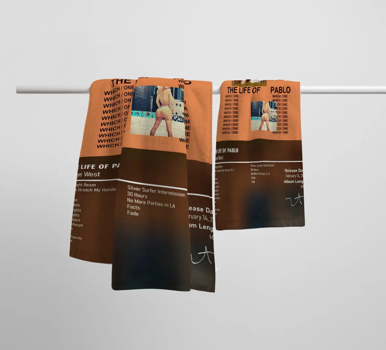 The Life of Pablo (2016) by Kanye West towel by DGUnder