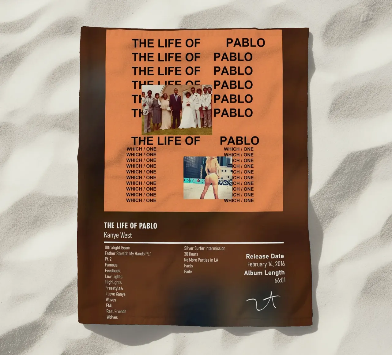 The Life of Pablo (2016) by Kanye West telo mare da DGUnder
