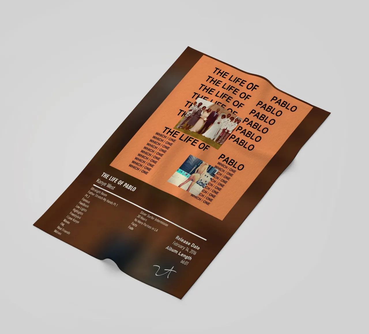 The Life of Pablo (2016) by Kanye West telo mare da DGUnder