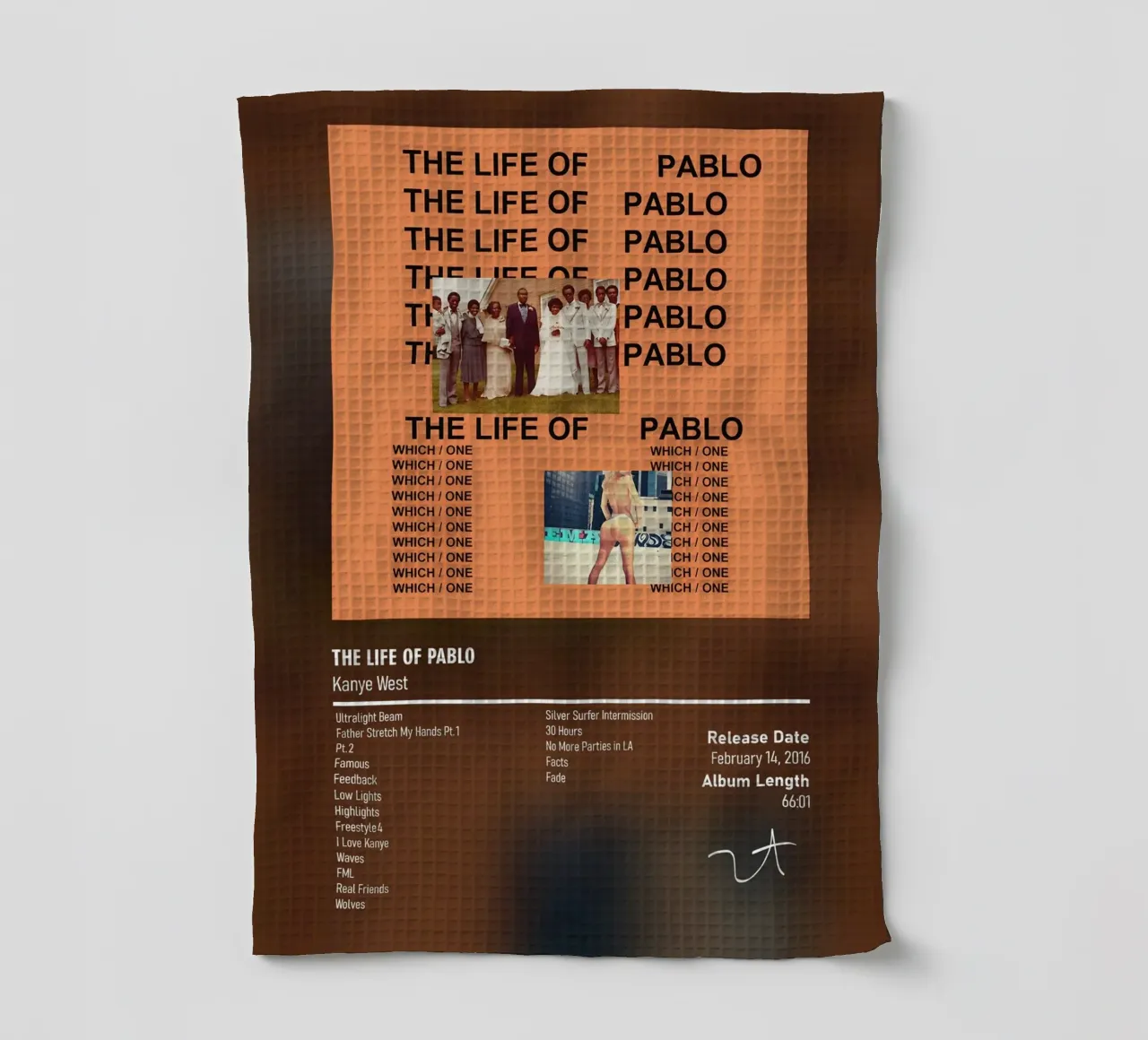 The Life of Pablo (2016) by Kanye West canovaccio da cucina da DGUnder