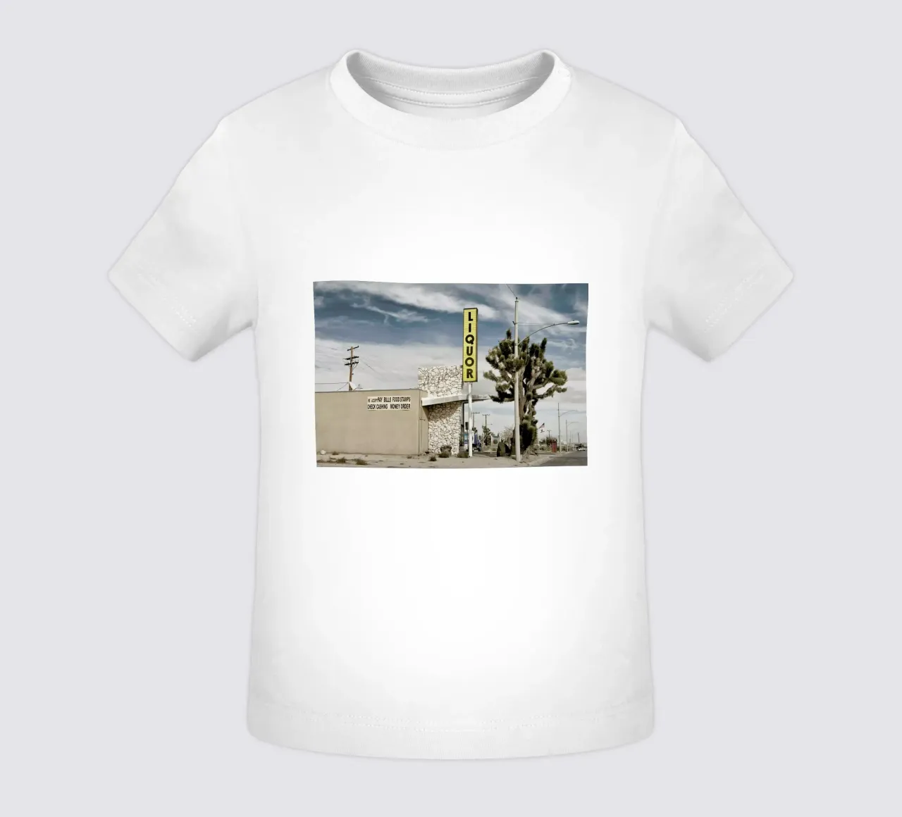 Liquor Store Yucca Valley maglietta neonato da Marc Gruninger