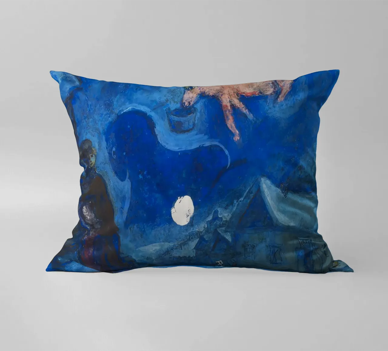 Dans mon pays (Nel mio paese) di Marc Chagall (1943) cuscino da Classic Art Prints