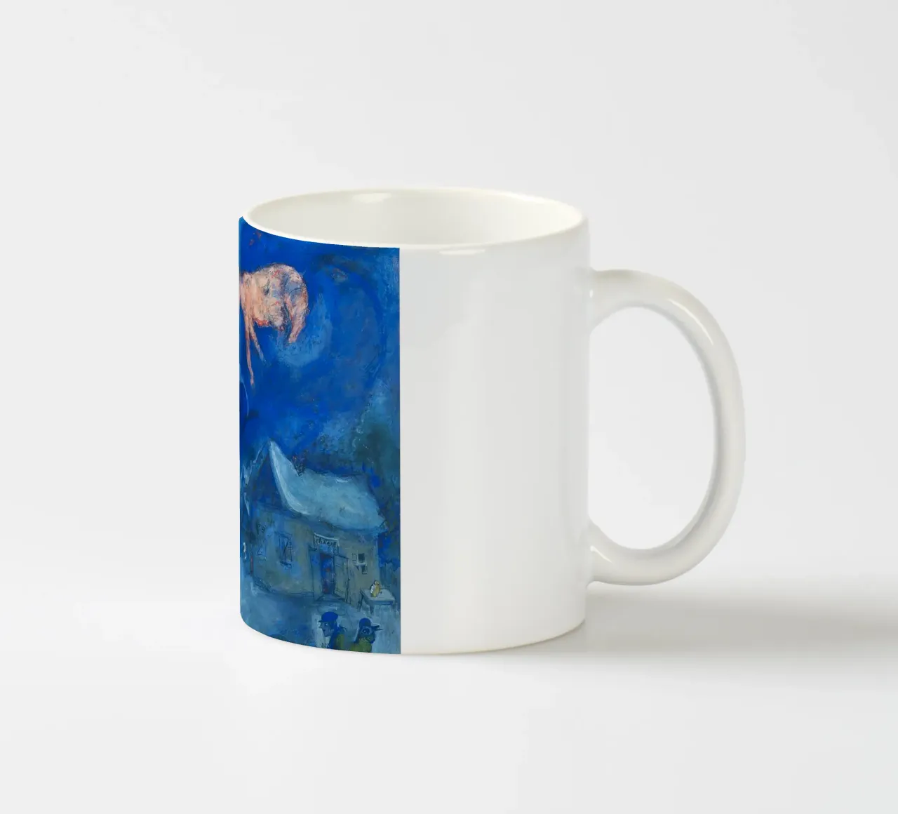 Dans mon pays (Nel mio paese) di Marc Chagall (1943) tazza in ceramica da Classic Art Prints