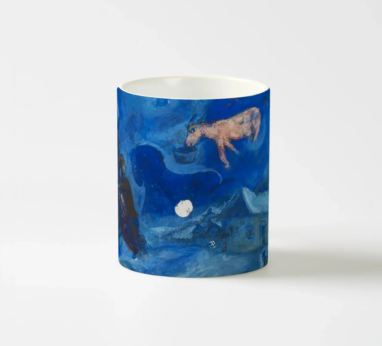 Dans mon pays (Nel mio paese) di Marc Chagall (1943) tazza in ceramica da Classic Art Prints