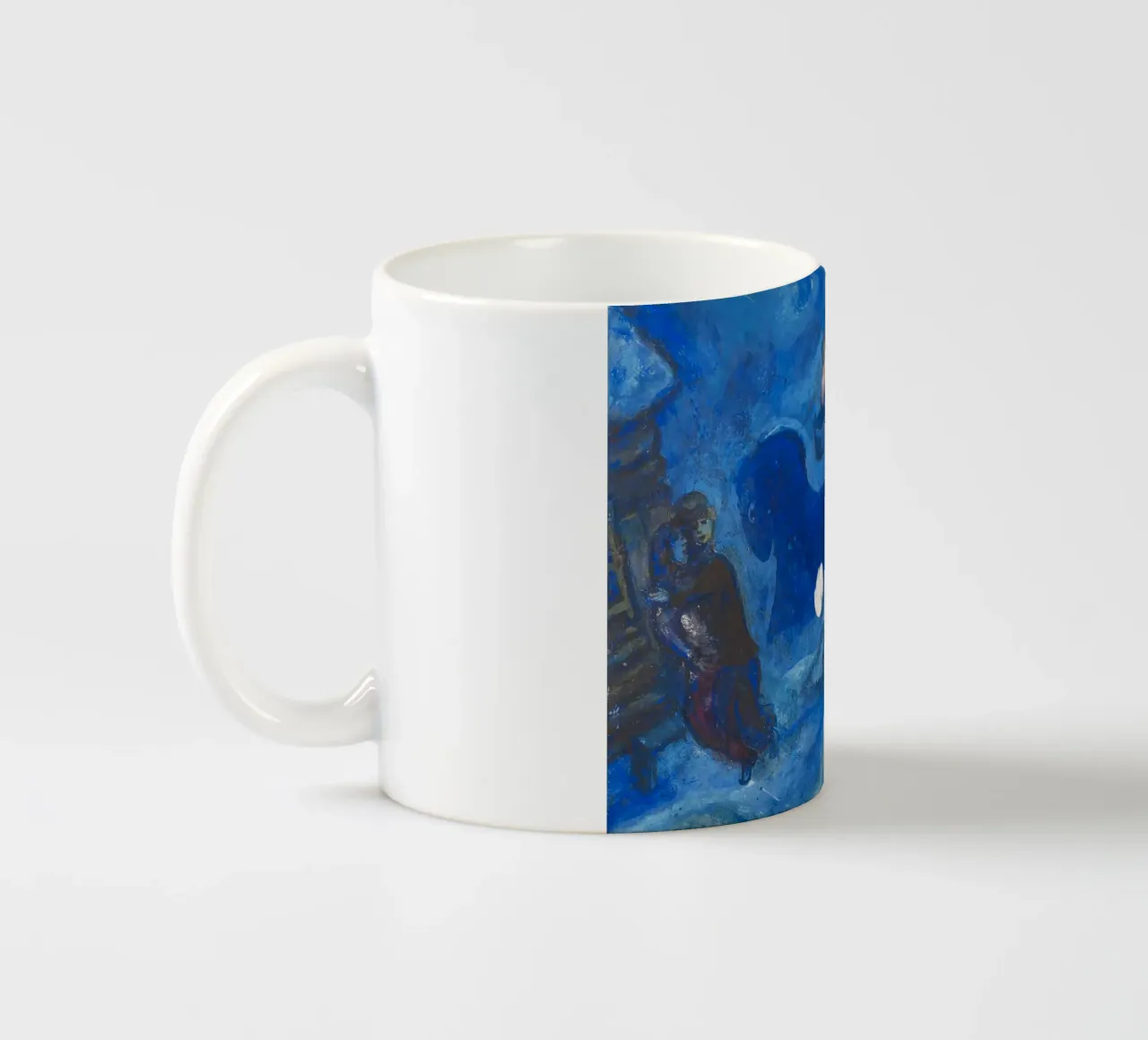 Dans mon pays (Nel mio paese) di Marc Chagall (1943) tazza in ceramica da Classic Art Prints