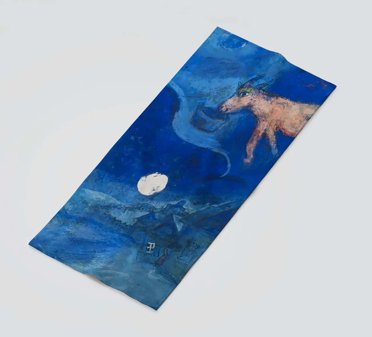 Dans mon pays (Nel mio paese) di Marc Chagall (1943) telo mare da Classic Art Prints
