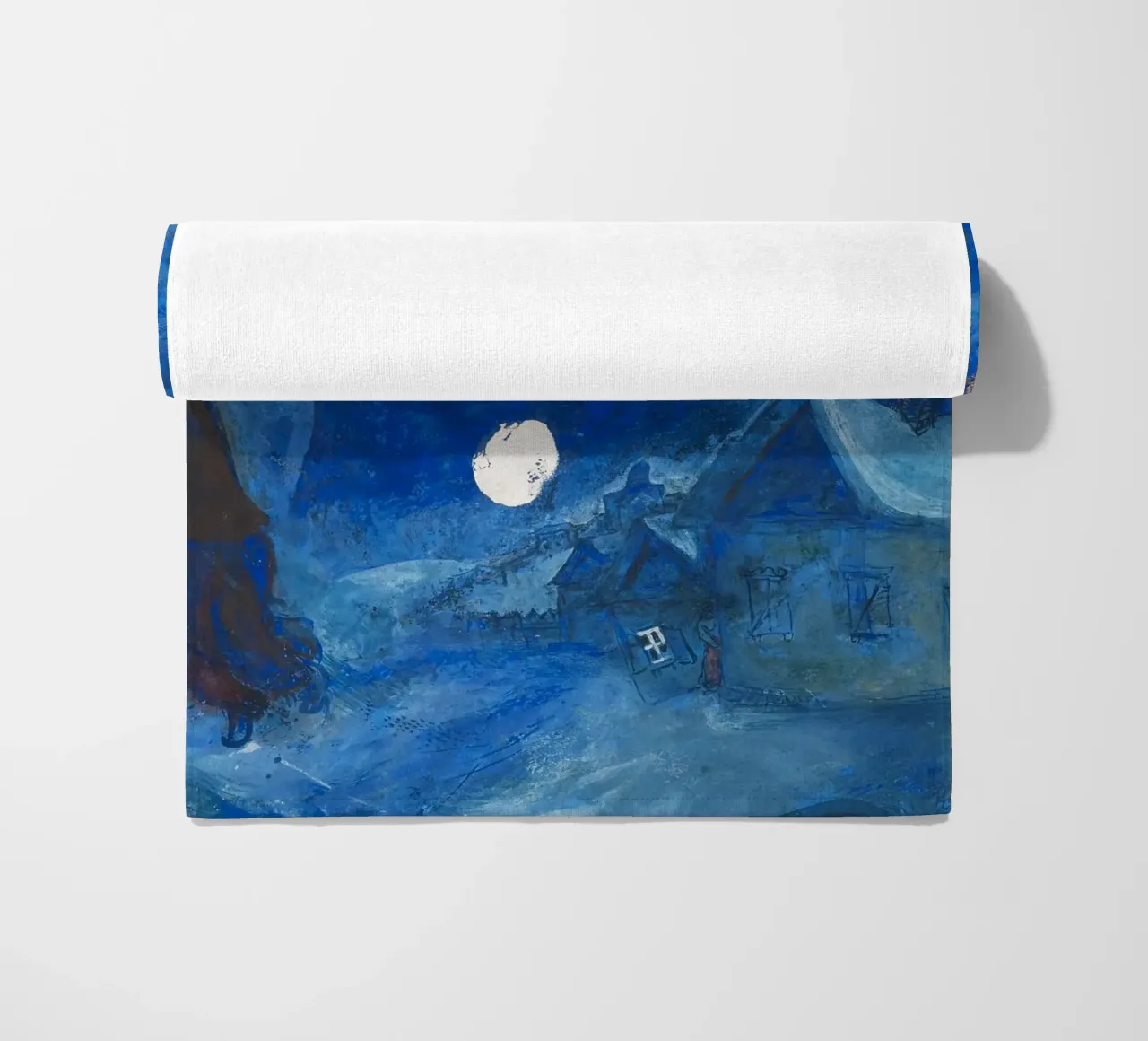 Dans mon pays (Nel mio paese) di Marc Chagall (1943) telo mare da Classic Art Prints