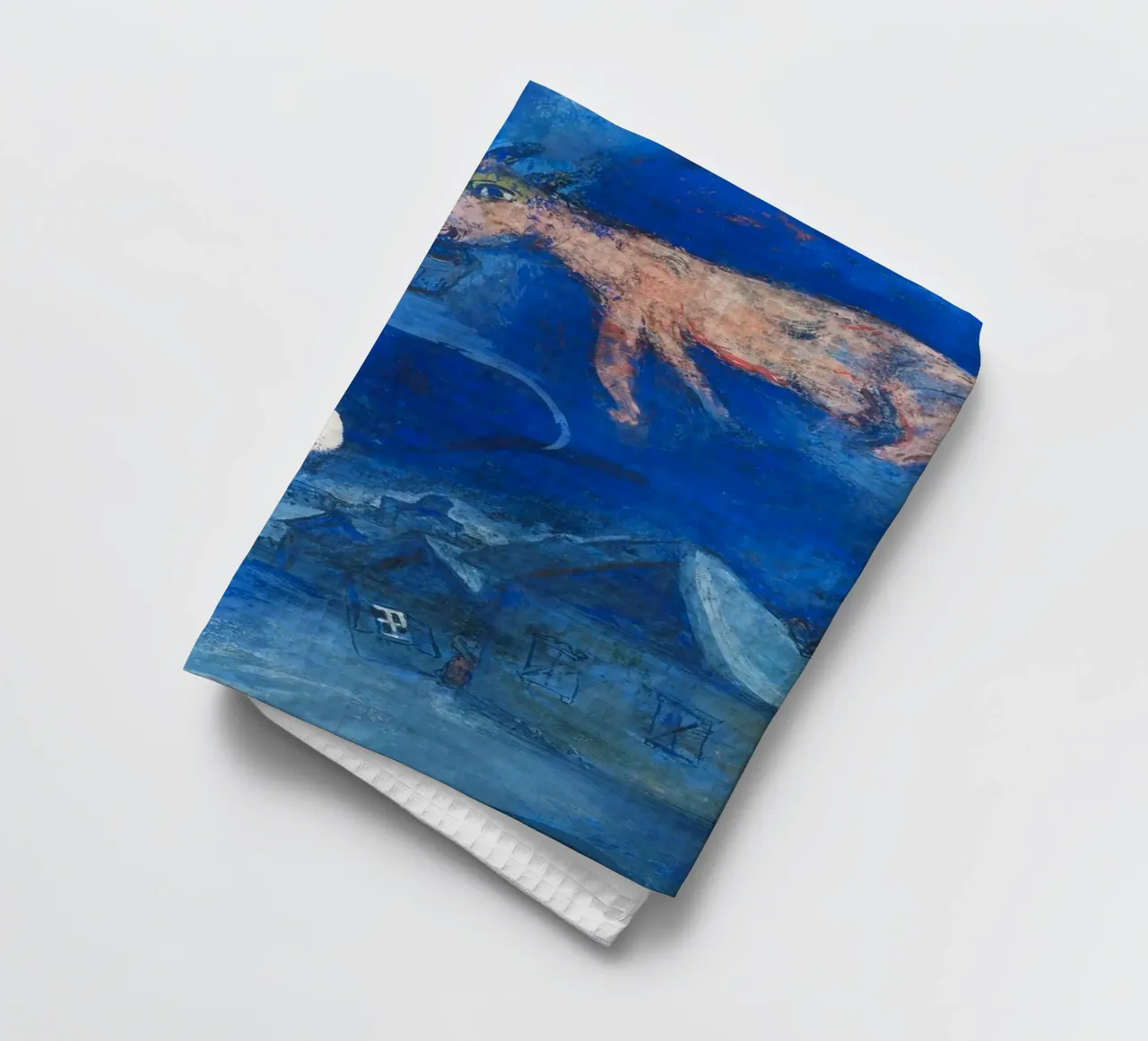 Dans mon pays de Marc Chagall (1943) torchon de Classic Art Prints