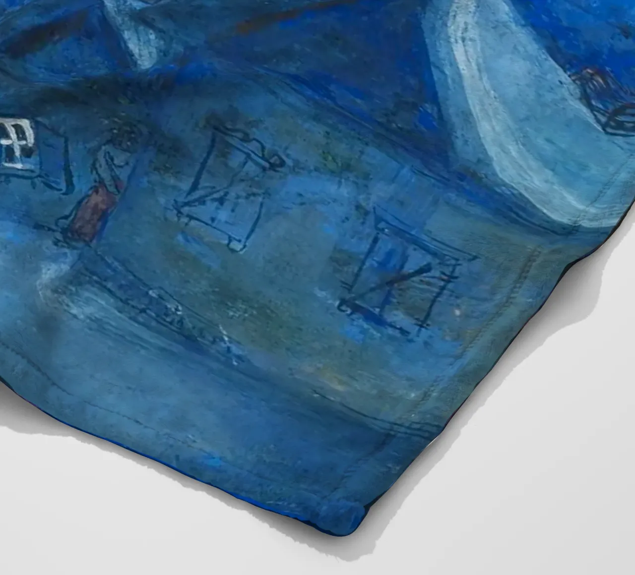Dans mon pays (Nel mio paese) di Marc Chagall (1943) coperta in pile da Classic Art Prints