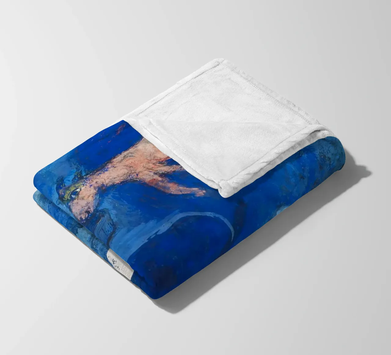 Dans mon pays (Nel mio paese) di Marc Chagall (1943) coperta in pile da Classic Art Prints