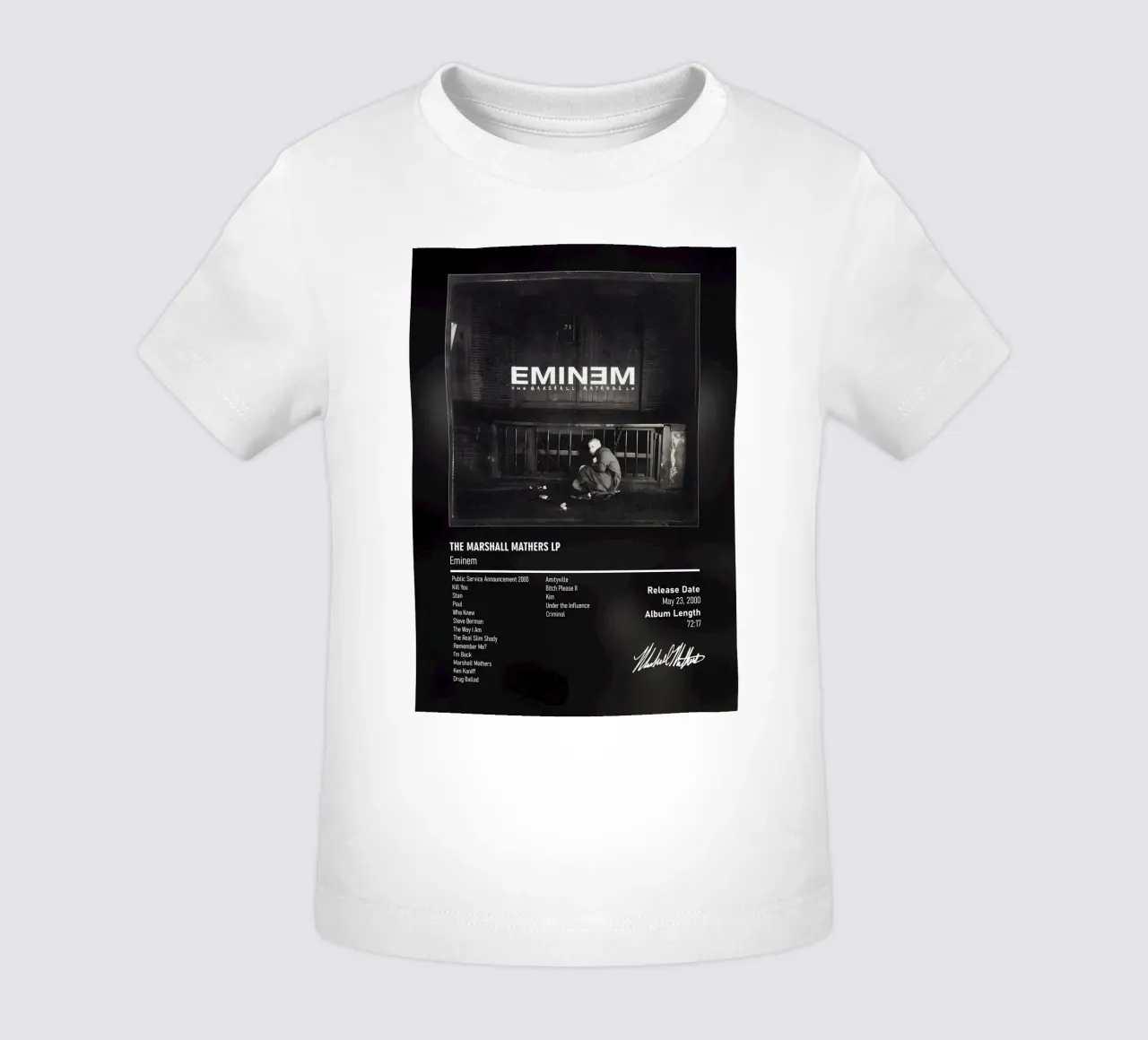 The Marshall Mathers LP (2000) by Eminem maglietta neonato da DGUnder