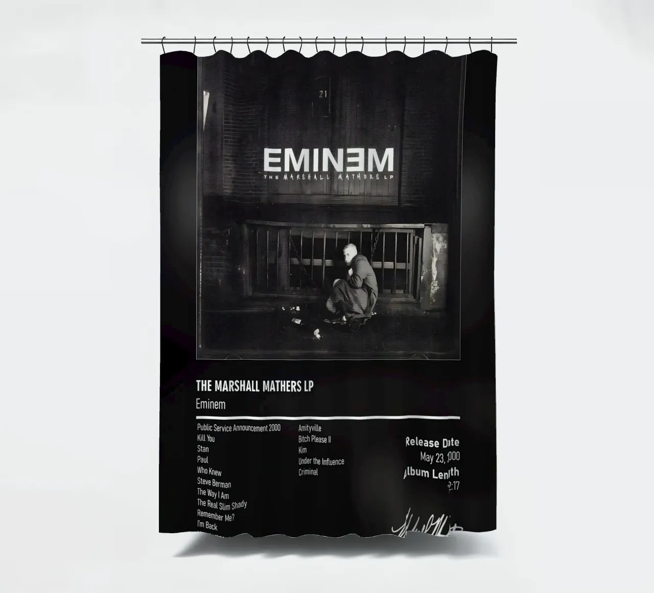 The Marshall Mathers LP (2000) by Eminem tenda da doccia da DGUnder