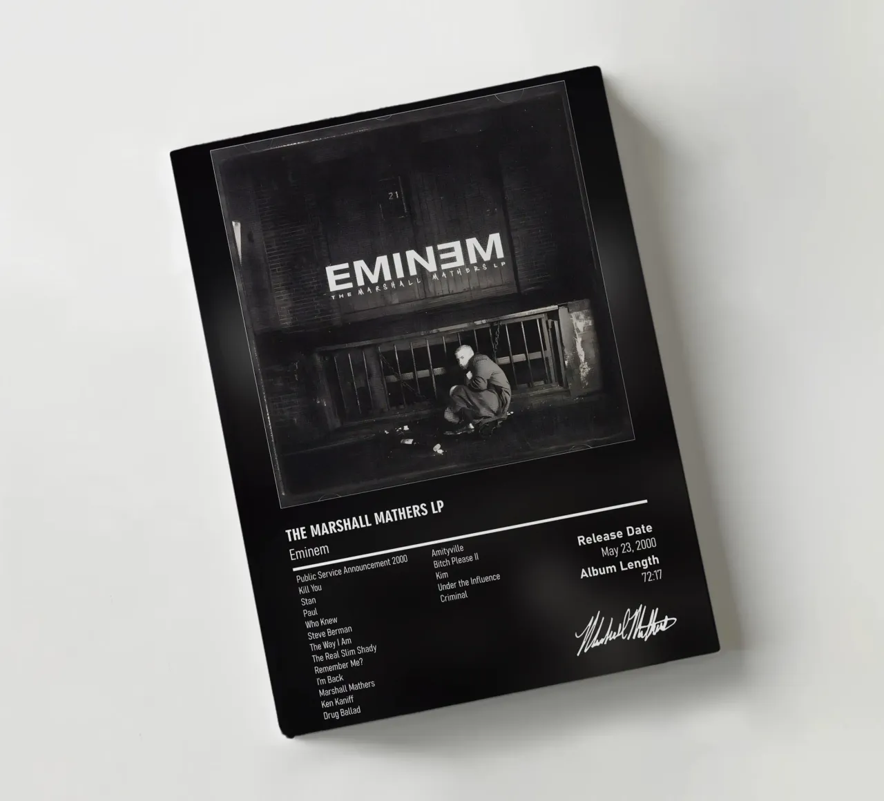 The Marshall Mathers LP (2000) by Eminem notebook by DGUnder