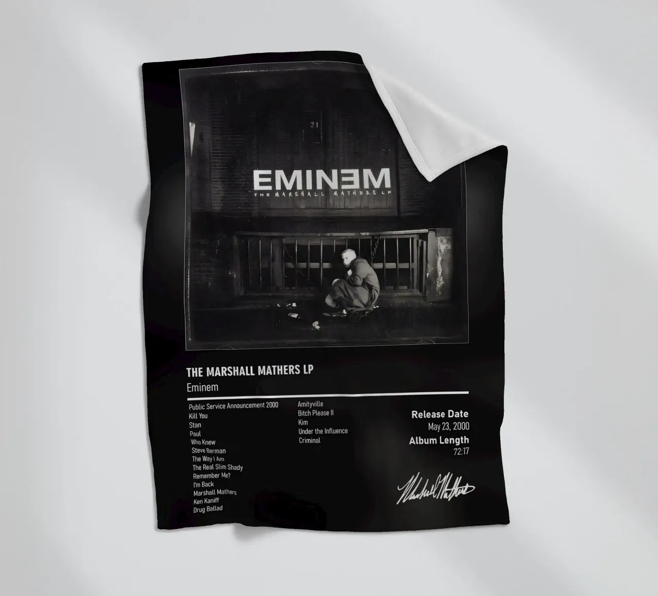 The Marshall Mathers LP (2000) by Eminem coperta in pile da DGUnder