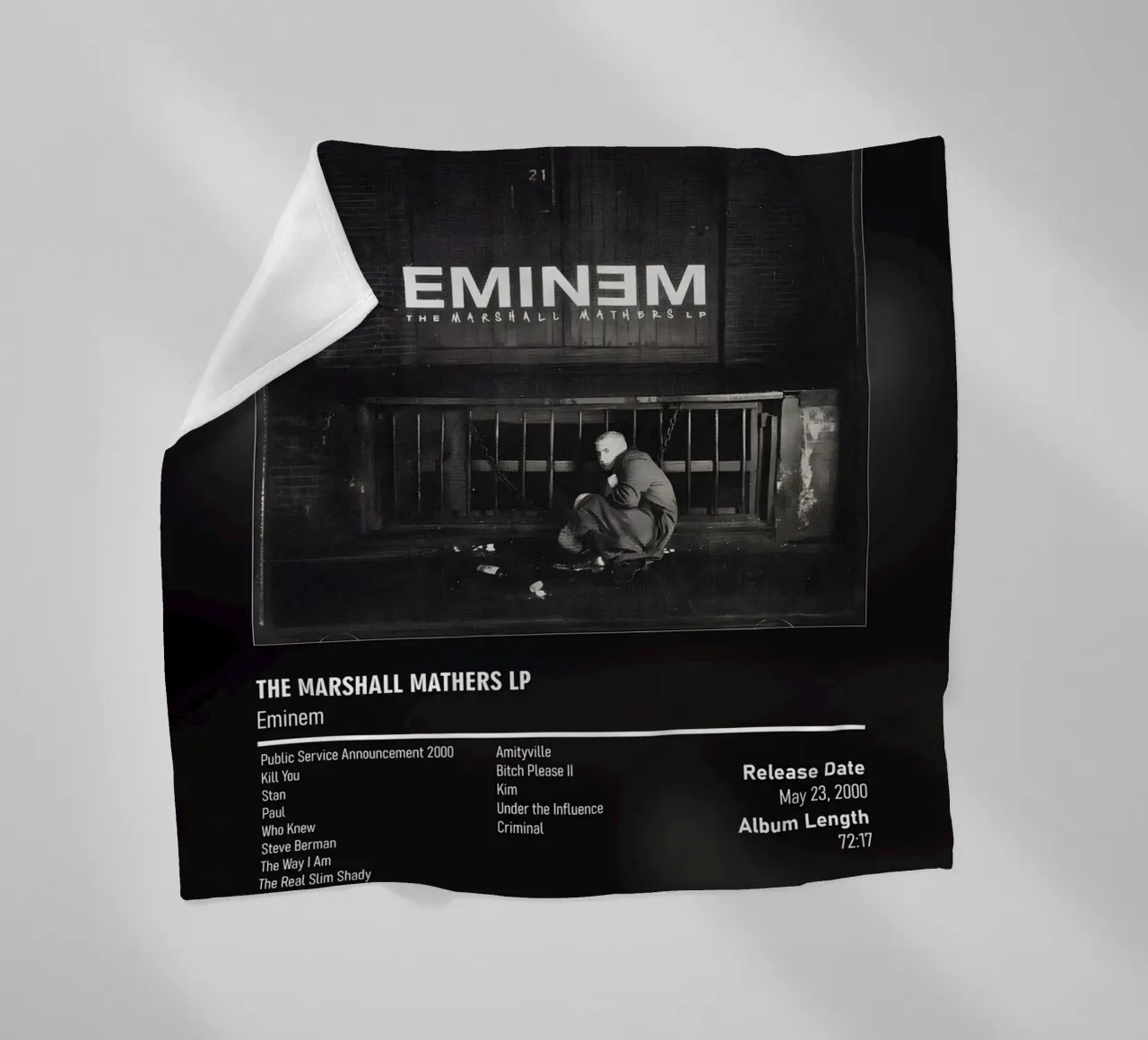 The Marshall Mathers LP (2000) by Eminem coperta in pile da DGUnder