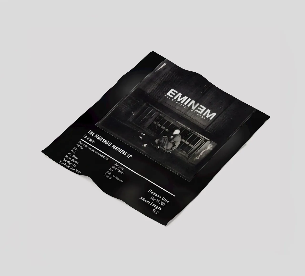The Marshall Mathers LP (2000) by Eminem coperta in pile da DGUnder