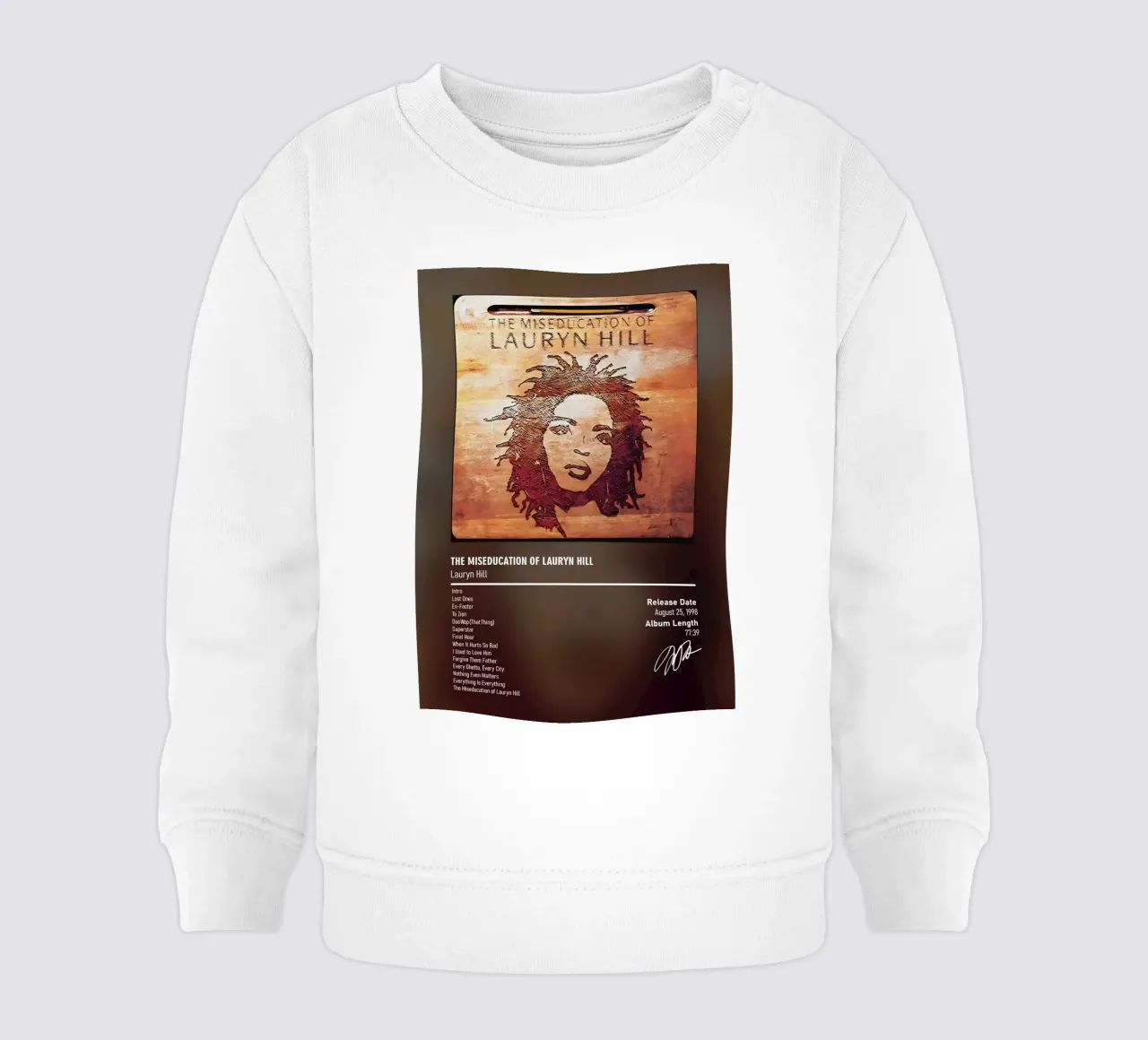 The Miseducation of Lauryn Hill (1998) by Lauryn Hill felpa neonato da DGUnder