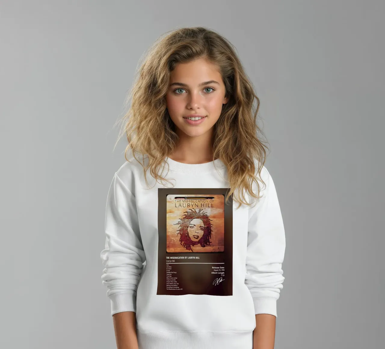 The Miseducation of Lauryn Hill (1998) by Lauryn Hill felpa bambino da DGUnder