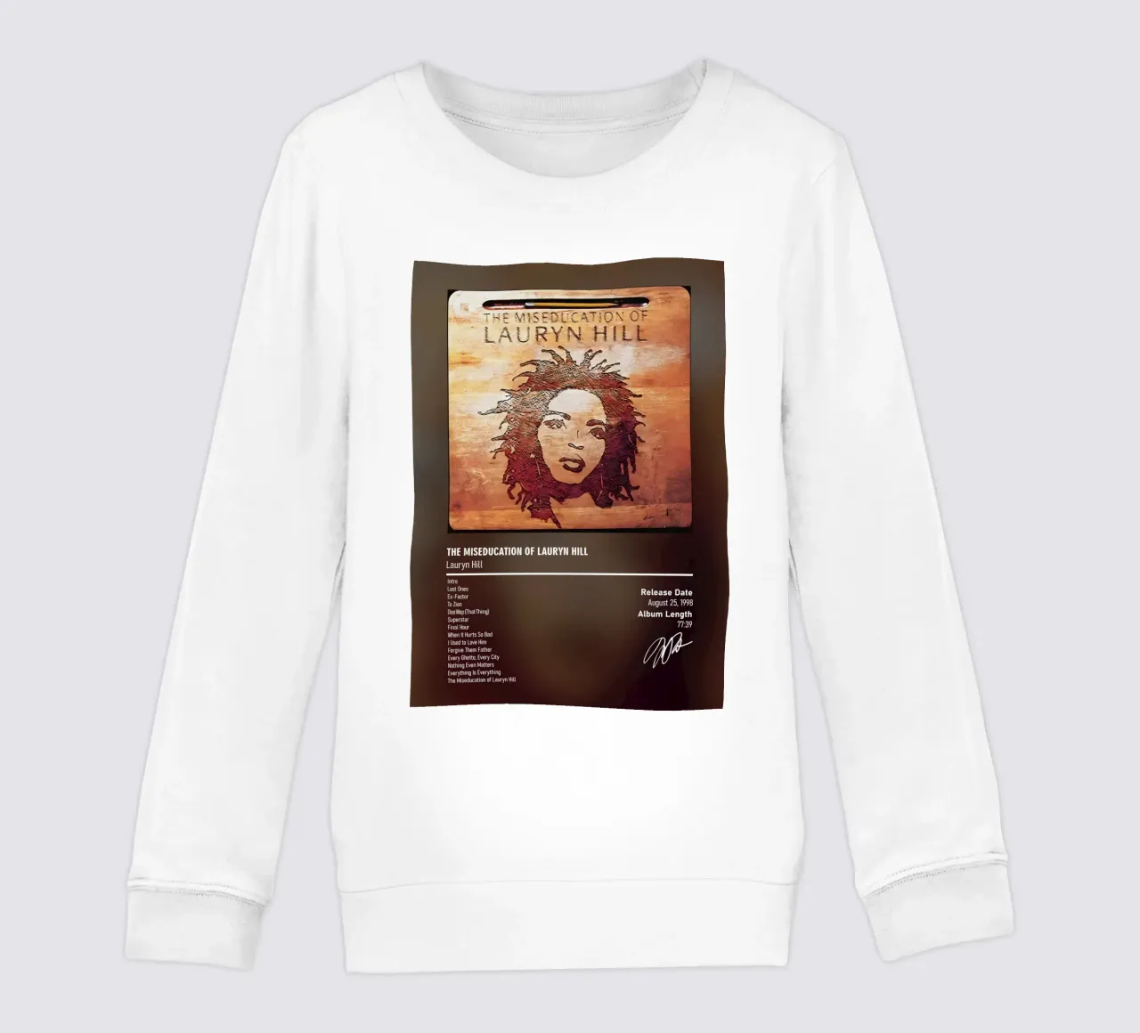 The Miseducation of Lauryn Hill (1998) by Lauryn Hill felpa bambino da DGUnder