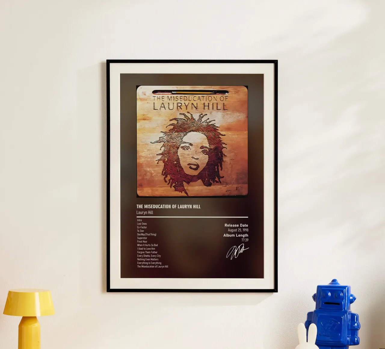 The Miseducation of Lauryn Hill (1998) by Lauryn Hill carta hahnemühle da DGUnder
