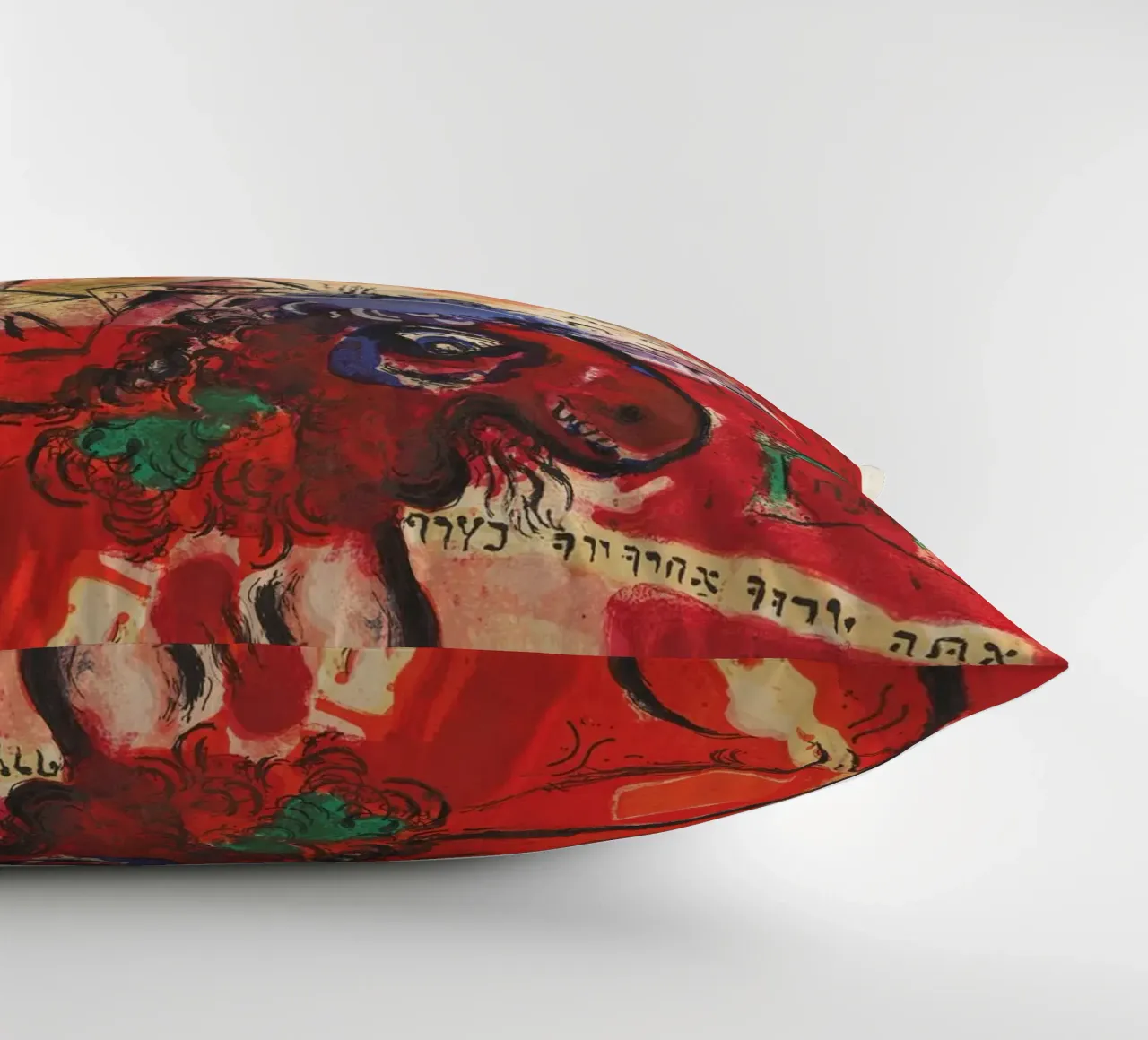 Studio su vetro colorato - Giuda di Marc Chagall cuscino da Classic Art Prints