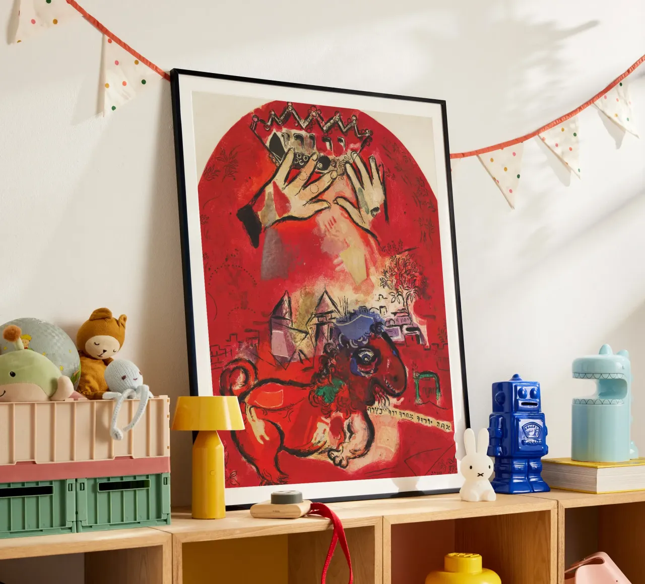 Studio su vetro colorato - Giuda di Marc Chagall carta hahnemühle da Classic Art Prints