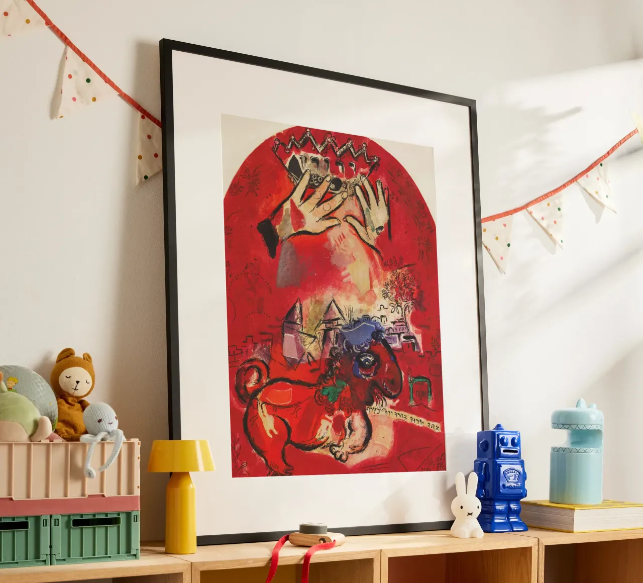 Studio su vetro colorato - Giuda di Marc Chagall carta hahnemühle da Classic Art Prints