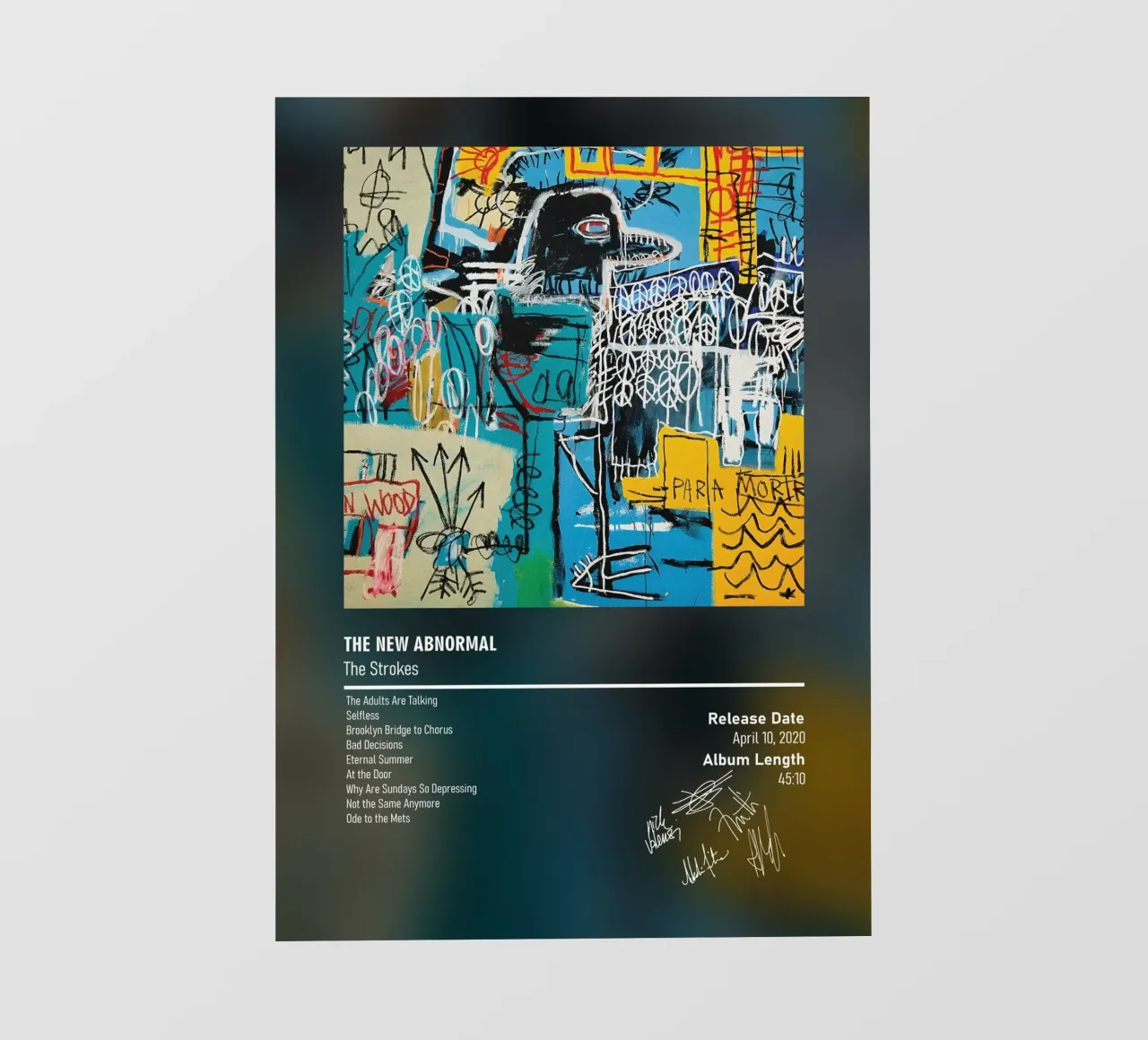The New Abnormal (2020) by The Strokes telo in pvc da DGUnder