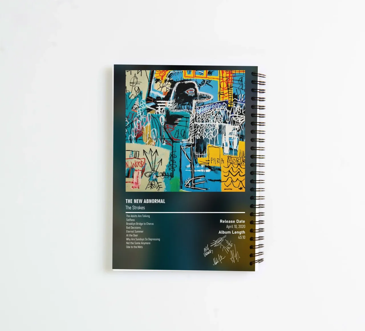 The New Abnormal (2020) by The Strokes spiral notebook by DGUnder