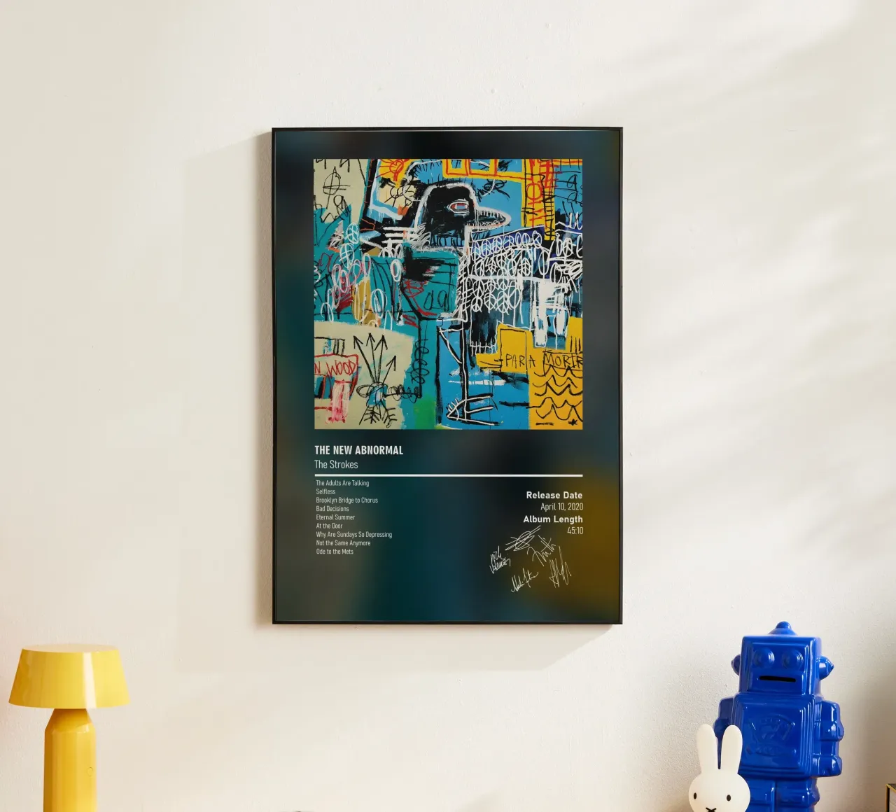 The New Abnormal (2020) by The Strokes alluminio dibond da DGUnder