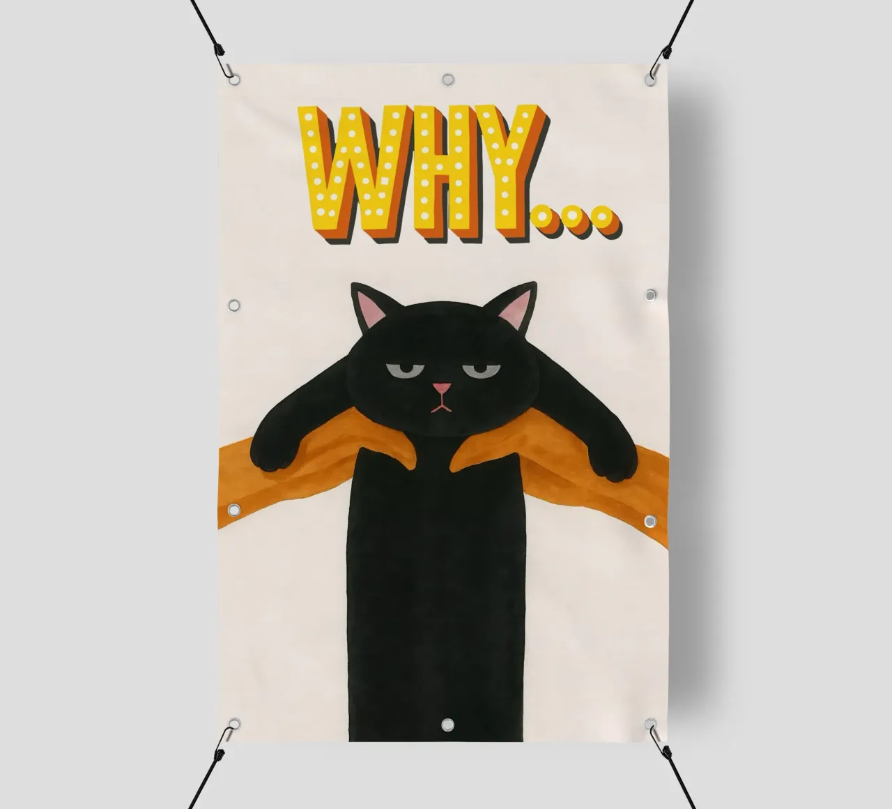 Sbornia con atteggiamento telo in pvc da Studio Mooodz