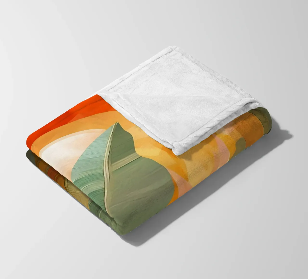 Arte delle foglie di banana coperta in pile da Jose