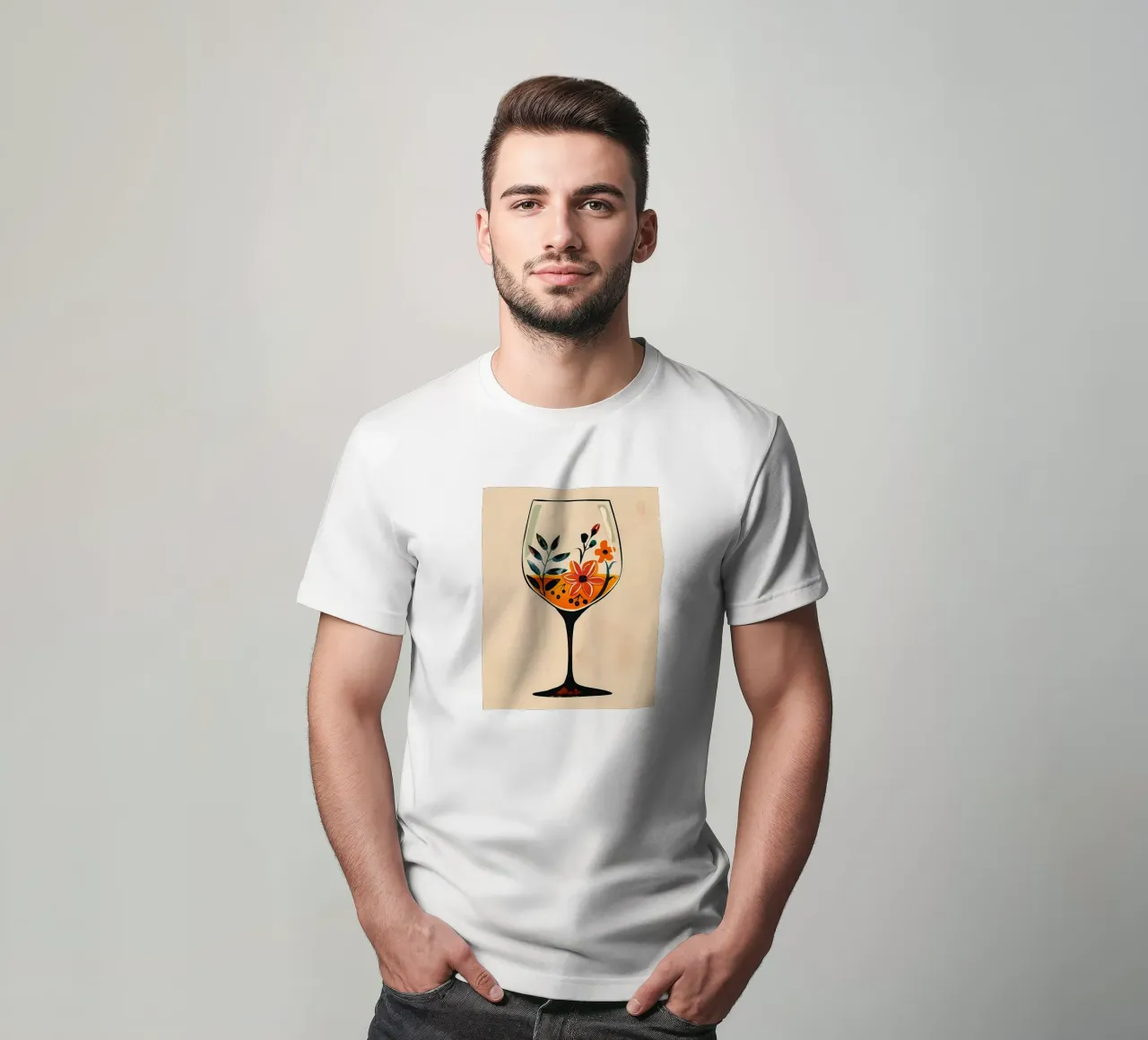 Fiori in un bicchiere t-shirt da Jose