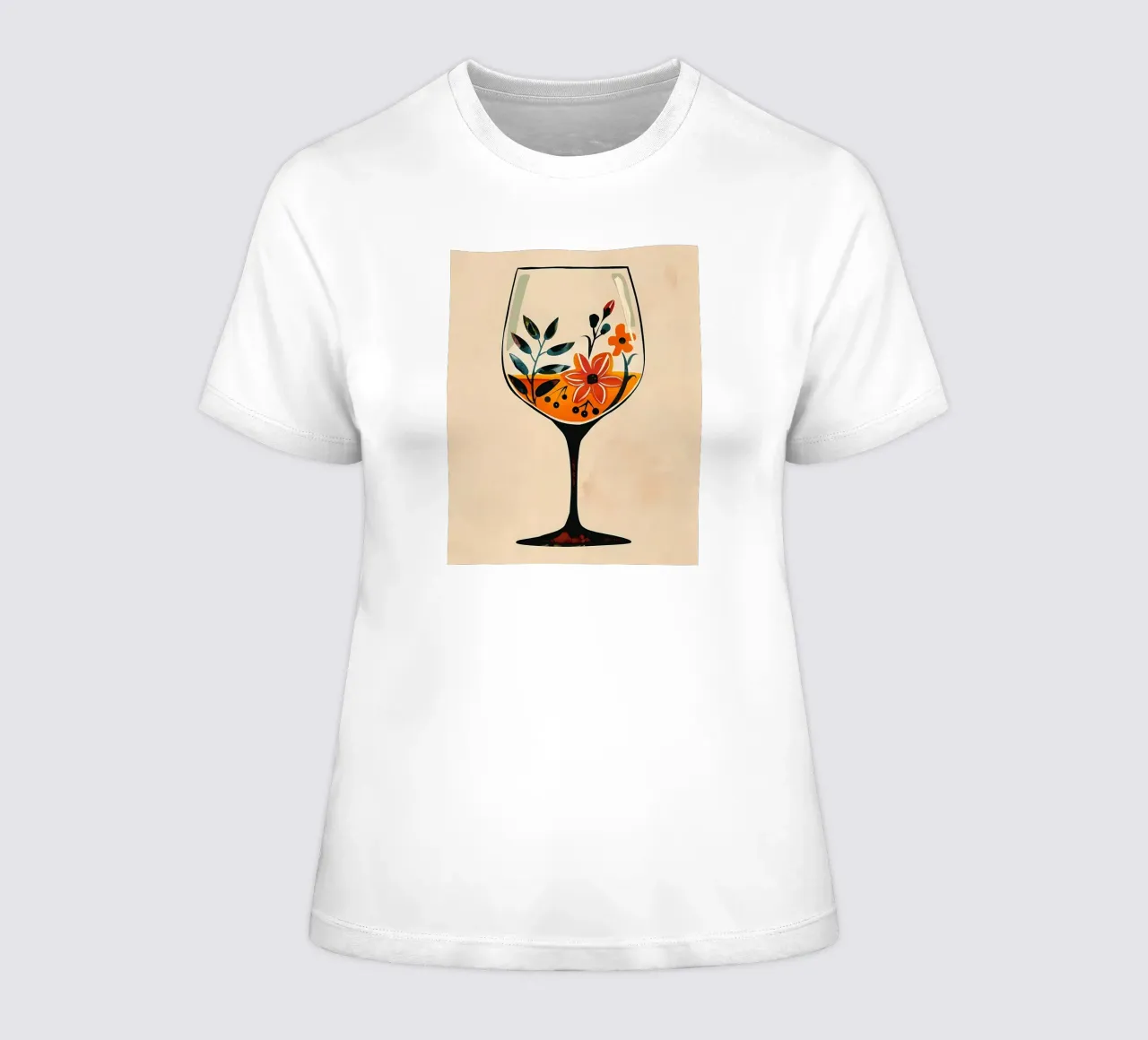 Fiori in un bicchiere t-shirt da donna da Jose