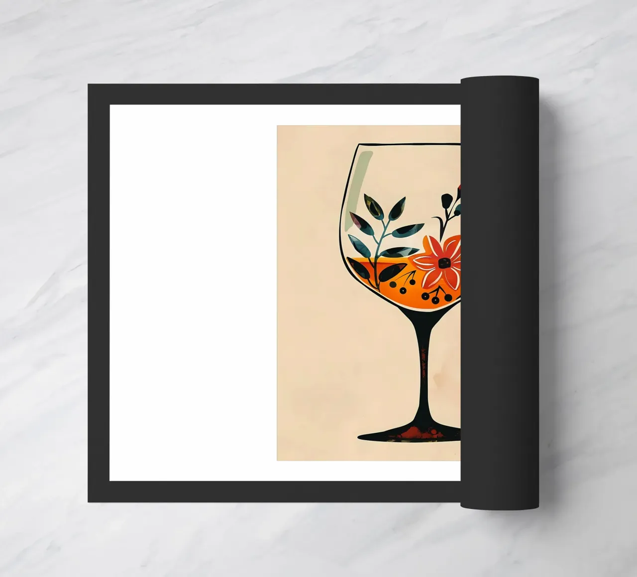 Fiori in un bicchiere zerbino da Jose