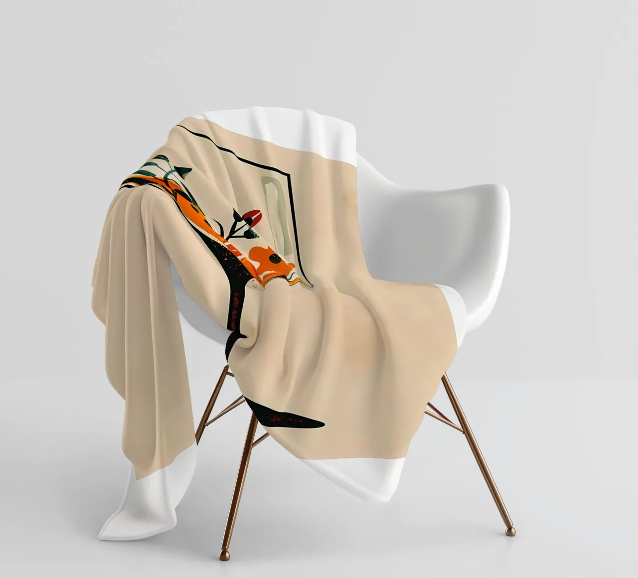 Fiori in un bicchiere coperta in pile da Jose
