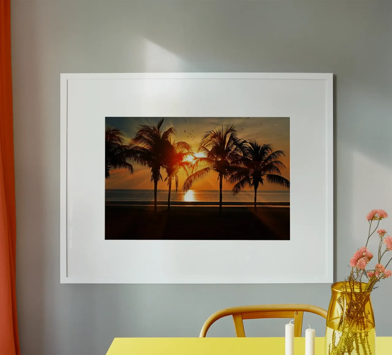 Whispers of Palm Trees poster by PhotoVibe Decor